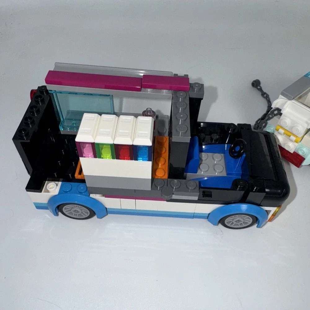 Lego City Penguin Slushy Van Set and a Small Van Incomplete sets
